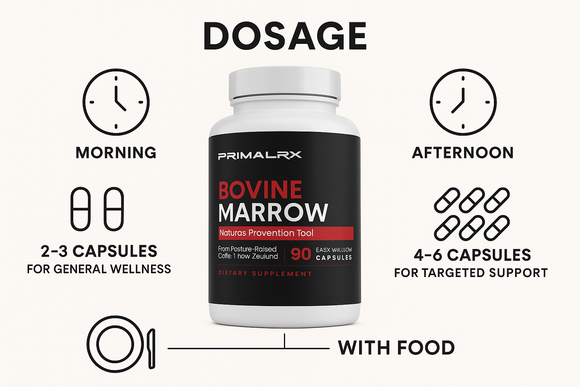 How to Use Bovine Marrow Capsules for Daily Wellness: Dosage, Timing & Tips