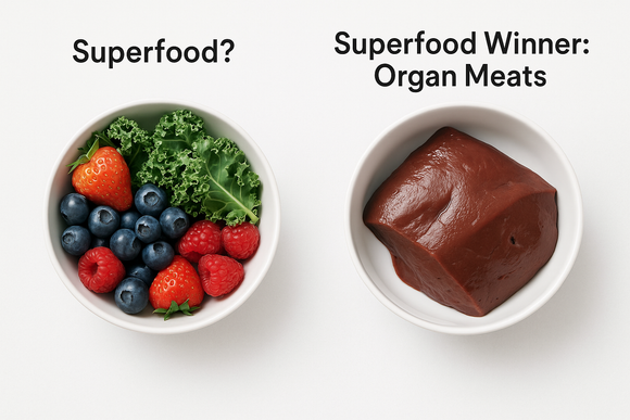 Superfoods for Dogs: Why Organs Beat Berries and Kale