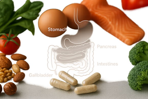 Grass-fed GI tract supplement improving nutrient absorption and digestive efficiency naturally
