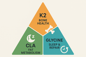 Health Benefits of Vitamin K2, Glycine & CLA