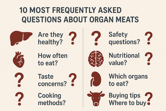 10 Most Frequently Asked Questions About Organ Meats
