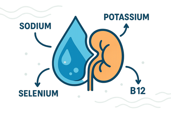 Natural kidney supplements — hydration, electrolytes, and blood pressure support