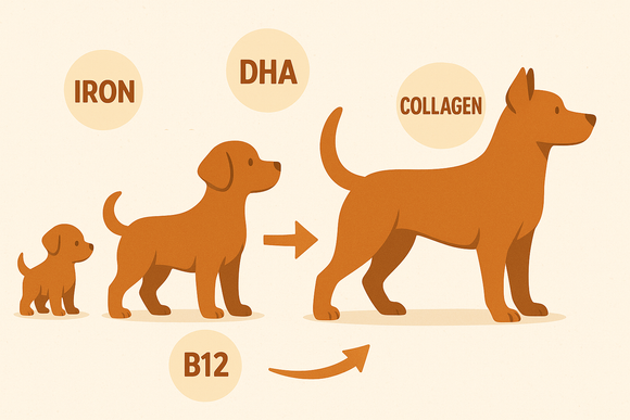 Organ supplements for puppies — growth, bone, brain, and immune support