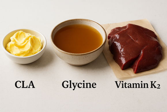 Foods Sources of Vitamin K2, Glycine & CLA