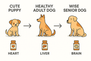Tailored Nutrition for Every Dog: Using Organ Supplements at Any Life Stage