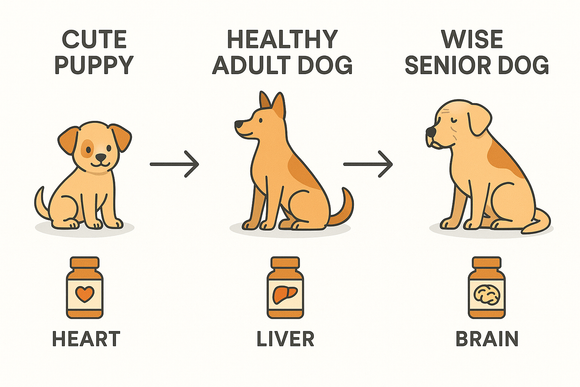 Tailored Nutrition for Every Dog: Using Organ Supplements at Any Life Stage