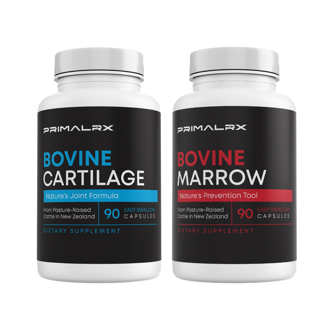 Grass-Fed Bovine Bundle: Cartilage + Marrow (2x90caps)