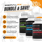 Grass-Fed Bovine Trio: 90 capsules (per bottle)