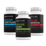 PrimalRx Grass-Fed Organ Trio – liver, cartilage, and marrow supplement bundle