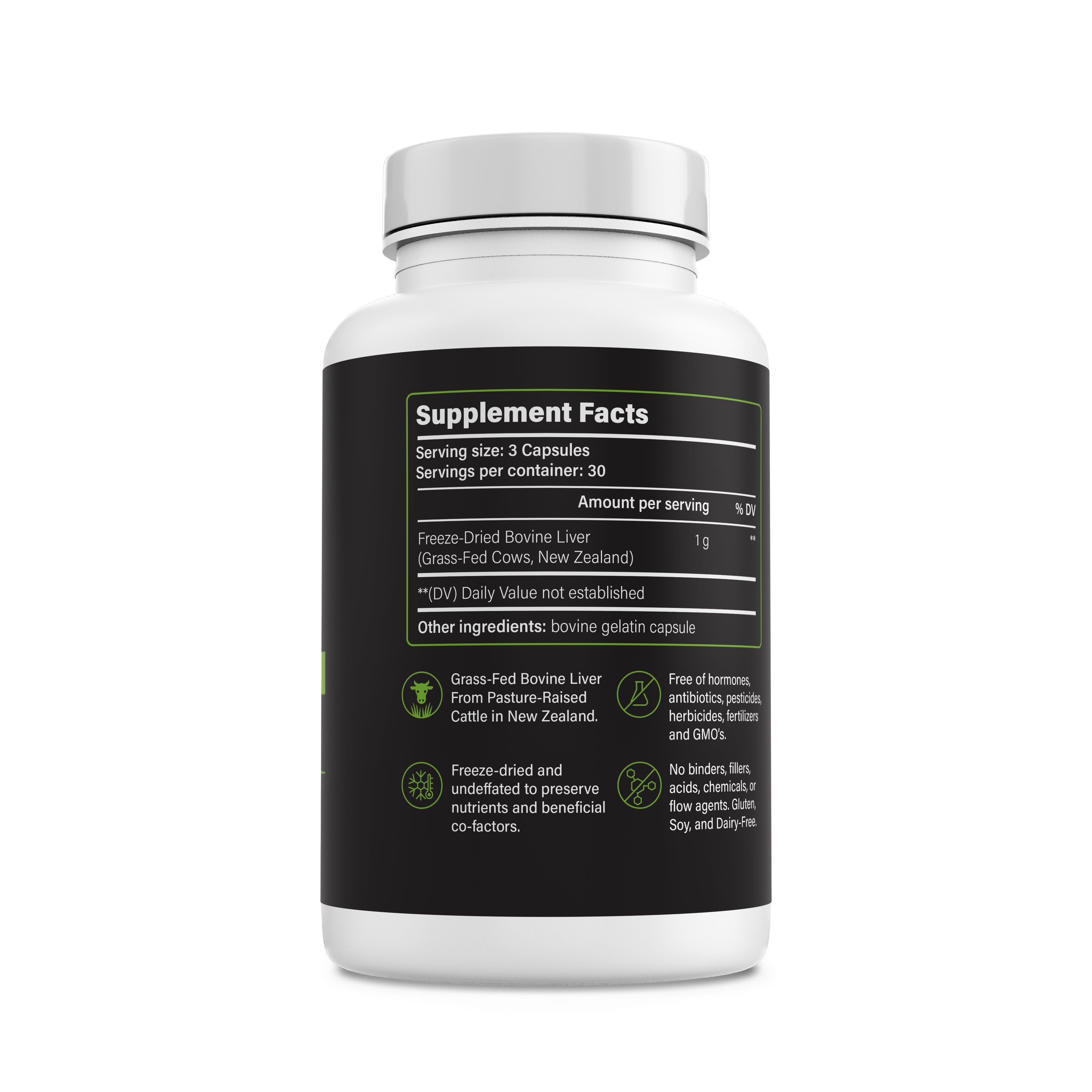 Nutrient profile of bovine liver – vitamin A, B12, choline, heme iron from grass-fed beef